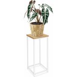 TZB Květinový stojan Loft Arben 60 cm bílý/dub Craft – Zboží Dáma