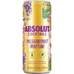 Absolut Passion.Martini 5% cocktails 5% 0,25 l (holá láhev) – Zboží Dáma