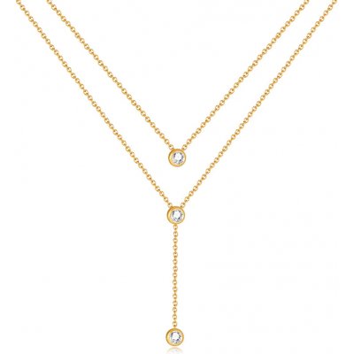 Mabell Dámský náhrdelník z chirurgické oceli CZ221GX2305GC45 – Hledejceny.cz