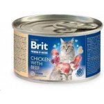 Brit Premium by Nature Cat Chicken with Beef 0,2 kg – Sleviste.cz