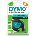 Dymo Letratag S0721640 - originální plastová páska - zelená, 12 mm x 4 m – Zboží Živě