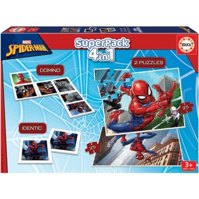 EDUCA Soubor her Spiderman 4v1 – Zboží Živě