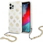 Pouzdro Guess iPhone 11 Pro Max Peony Chain Collection zlaté – Zboží Mobilmania