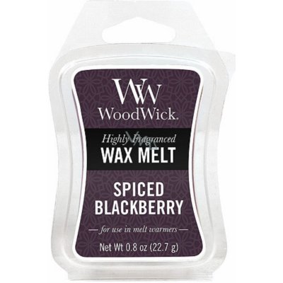 WoodWick vonný vosk do aromalampy Spiced Blackberry Pikantní ostružina 22,7 g