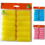 Molitanové natáčky - průměr 2,5 cm, 12 ks Barva: žlutá – Zboží Dáma