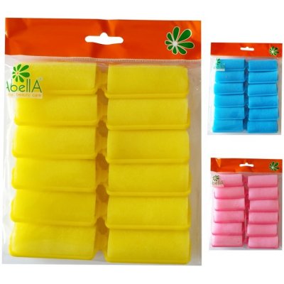 Molitanové natáčky - průměr 2,5 cm, 12 ks Barva: žlutá – Zboží Dáma