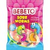 Bonbón BEBETO Sour Worms - želé červy 80 g