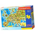 Castorland premium Mapa Evropy 111060 100 dílků – Zbozi.Blesk.cz