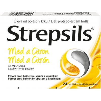 STREPSILS MED A CITRON ORM 0,6MG/1,2MG PAS 24 – Hledejceny.cz