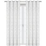 BytoTex Sada závěsů Lorena bílá, 2 ks, každý - 145 x 250 cm – Hledejceny.cz