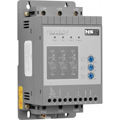 MSW Softstartér - 400 V / 100–240 V - 1,5 kW - 3 A MSW SOFT STARTER SRX03-X-3P3 – Hledejceny.cz