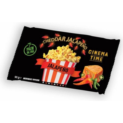 CINEMA TIME Popcorn Jalapeňo 90 g – Sleviste.cz