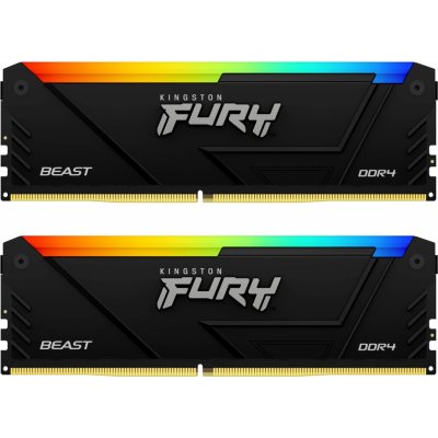 Kingston Fury Beast DDR4 32GB 3200MHz CL16 (2x16GB) KF432C16BB2AK2/32 – Zboží Živě