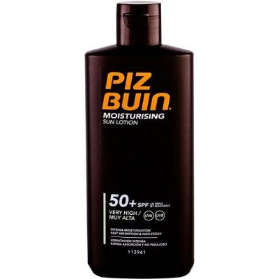 Piz Buin Hydratační mléko na opalování SPF50+ (Moisturizing Sun Lotion) 200 ml – Zboží Dáma