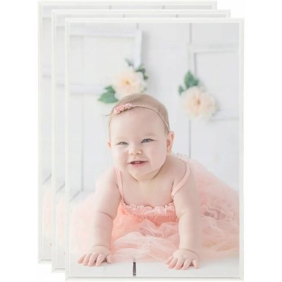 zahrada-XL Fotorámečky koláž 3 ks na stůl stříbrné 21x29,7 cm MDF – Hledejceny.cz