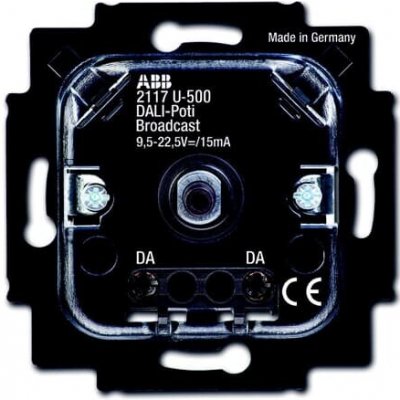 ABB Tělo 2CKA006599A2987 stmívače DALI pro tlačítkové spínání a otočné ovládání (2117 U-500) 2CKA006599A2987 – Zboží Mobilmania