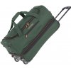 Cestovní taška a batoh Travelite Basics Wheeled duffle S Dark green 64 L TRAVELITE-96275-86