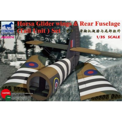 Bronco Horsa Glider Wing & Rear Fuselage Tail Unit Set 1:35