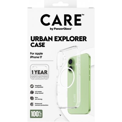 PanzerGlass CARE kryt Apple iPhone 17 Urban čirý/bílý MagSafe CR49224 – Zboží Živě