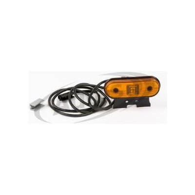 Svítilna poziční 24v led, oranžová, držák 90°, kabel 1,5m 0070921_A, , , – Hledejceny.cz