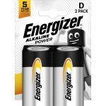 Energizer Alkaline Power D 2 ks 7638900297331 – Zboží Živě