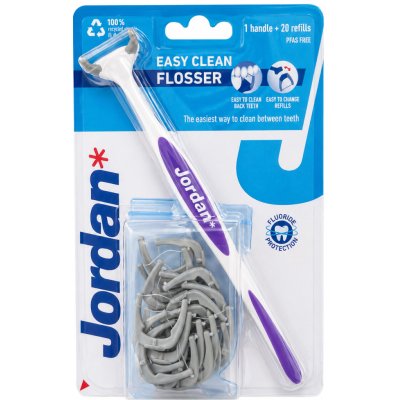 Jordan Miracle Easy Clean Flosser 1 držák + 20 hlavic – Sleviste.cz