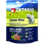 Ontario Senior Mini Lamb & Rice 2,25 kg – Hledejceny.cz