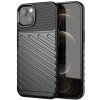 Pouzdro a kryt na mobilní telefon Apple Hurtel Thunder Case flexibilní iPhone 13 mini černé 5907769328428