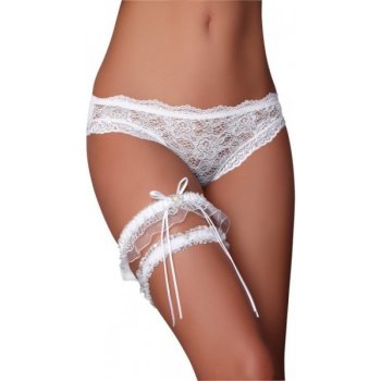 LivCo Corsetti Garter Set White Podvazky Univerzální bílá