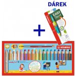 Stabilo woody 3 in 1 880/18-3 pastelky sada 18 ks ořezávátko a štětec – Zboží Dáma