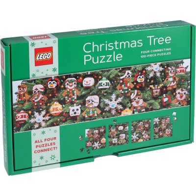 Chronicle Books LEGO® Vánoční stromeček 4x100 dílků – Sleviste.cz