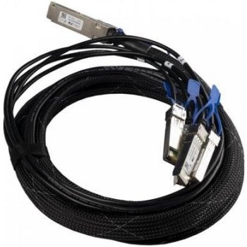 MikroTik XQ+BC0003-XS+ Patch, 100Gbps QSFP28 na 4x SFP28, MiniGBIC moduly, 3m