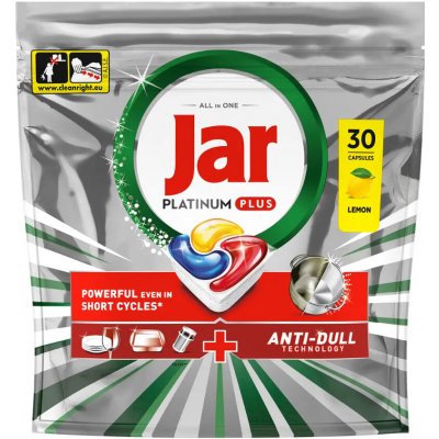 Jar Platinum Plus All in One Lemon kapsle do myčky nádobí 30 ks – Zboží Mobilmania