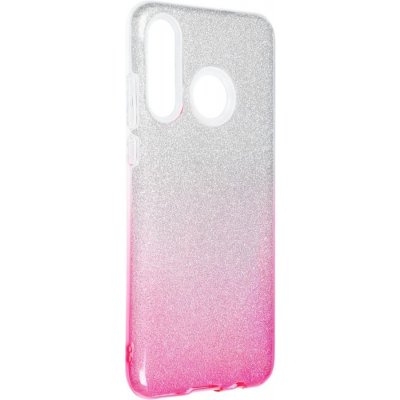 Pouzdro Forcell Shining, Huawei P30 Lite, stříbrno růžové – Zboží Mobilmania