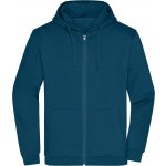 JAMES & NICHOLSON na zip Promo Zip Hoody JN756 Petrolejová – Hledejceny.cz