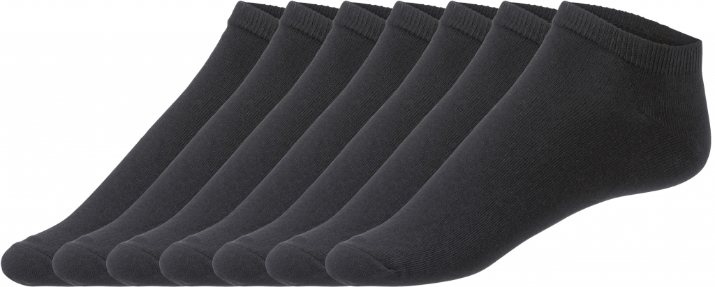 Livergy pánské nízké ponožky 7 párů černá