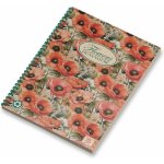 Pigna kroužkový blok Nature Flowers A4 čtverečkovaný 135 listů – Zboží Živě