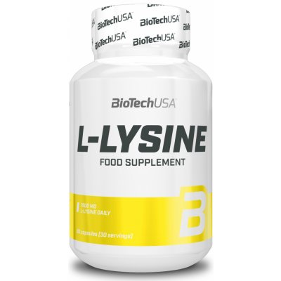 Biotech USA L-Lysine 90 kapslí – Hledejceny.cz