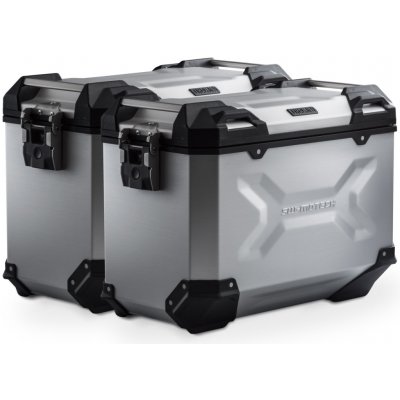 Sw Motech TRAX ADV aluminium case system Silver. 45/45L. Royal Enfield Himalayan 450 | Zboží Auto