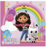 Procos Papírové ubrousky Gabby's Dollhouse 33x33cm 20ks – Zboží Dáma