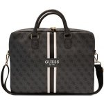 Guess PU 4G Printed Stripes Computer Bag 15/16" Black 3666339119522 – Zboží Živě