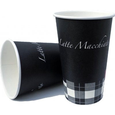 Promatic Kelímek automatový papírový 300 ml Vending black TO GO sada – Zboží Dáma