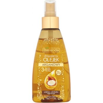 Bielenda Precious Oil 3 in 1 Argan pěsticí olej na tvář tělo a vlasy Beautification Rejuvenation Regeneration 150 ml