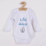 Body s potiskem New Baby Můj děda je jednotka New Baby Tyrkysová – Zbozi.Blesk.cz