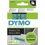 DYMO páska D1 12mm x 7m, černá na zelené, 45019, S0720590 – Hledejceny.cz