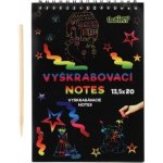 Vyškrábavací notes 12 listů – Zboží Dáma