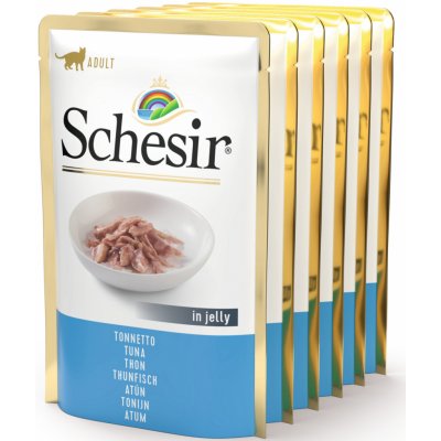 Schesir Cat Adult Monoprot. tuňák 6 x 85 g – Zbozi.Blesk.cz