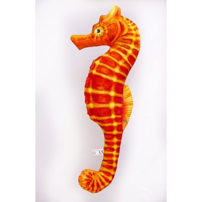 Gaby Polštář Mořský koňík oranžový 40 cm – Zboží Dáma