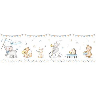 ICH Wallcoverings 472-1 Dětská samolepící bordura Pippo, rozměry 0,16 x 5 m – Hledejceny.cz