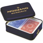 Modiano Burraco Extra Tin Profi plastové karty – Zboží Dáma